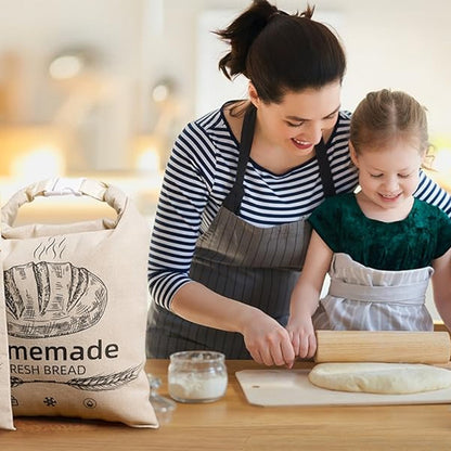 BeeBredix Beeswax Bread Bag - Eco-Friendly Freshness Storage