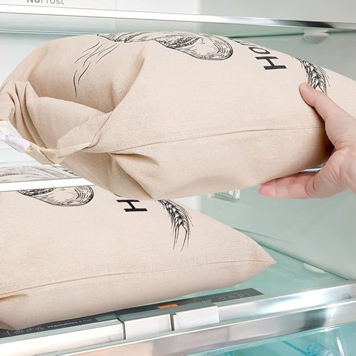 BeeBredix Beeswax Bread Bag - Eco-Friendly Freshness Storage