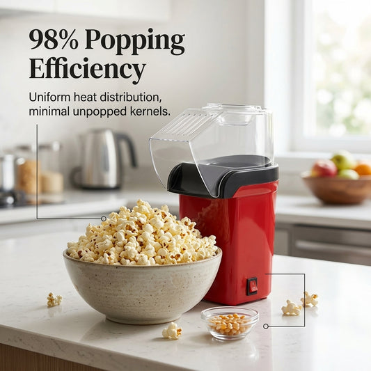 EaziCrisp Healthy Hot Air Popcorn Machine - No Oil Required