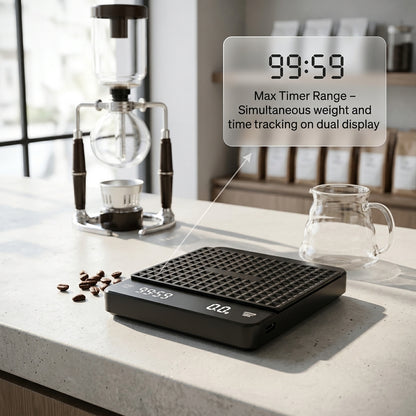 BevosFam Precision Coffee Scale with Timer