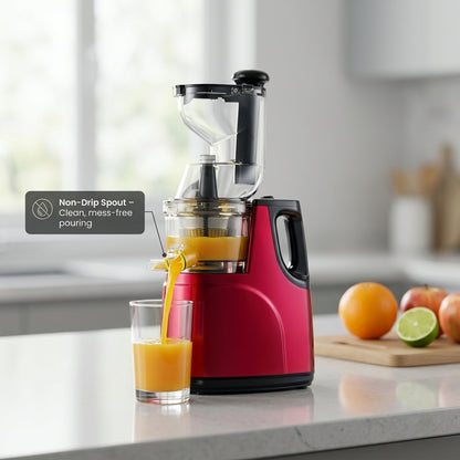 FrostyClas Cold Press Juicer - Masticating Juicer for Maximum Nutrition