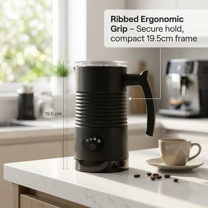 NutosFod Milk Frother | Professional Home Coffee Foamer & Warmer