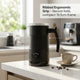 NutosFod Milk Frother | Professional Home Coffee Foamer & Warmer