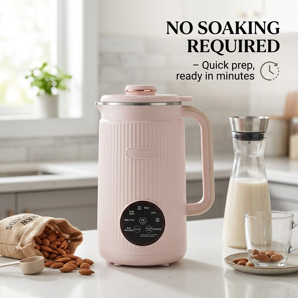 BeasFres 8-in-1 Automatic Nut Milk Maker & Juicer