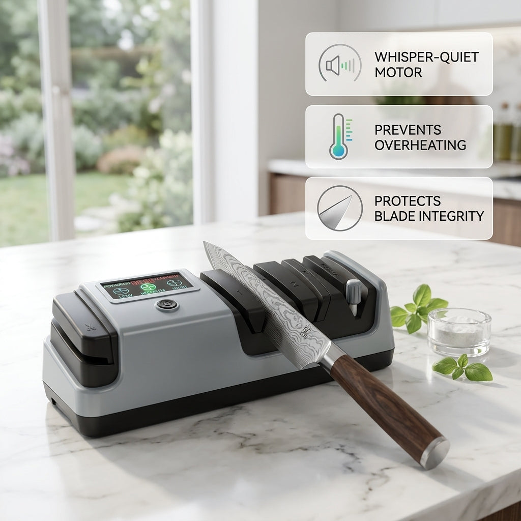 NoxPerfi 3-Speed Professional Electric Knife Sharpener