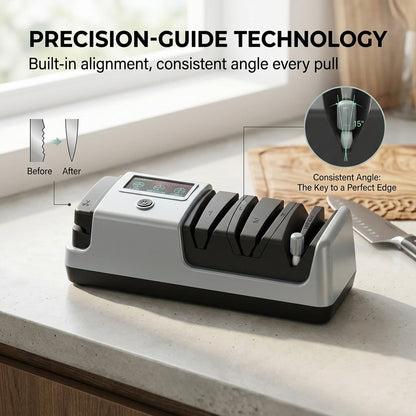 NoxPerfi 3-Speed Professional Electric Knife Sharpener