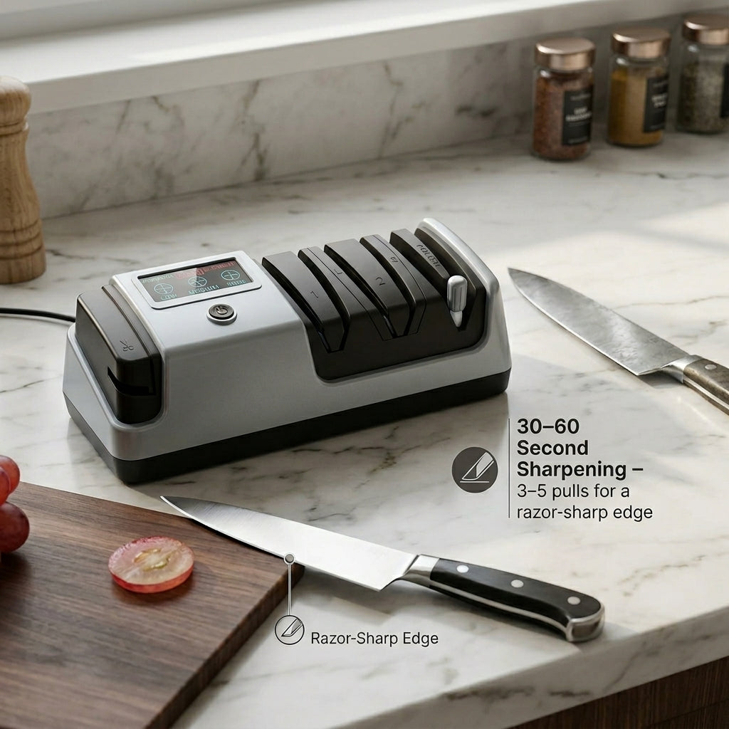 NoxPerfi 3-Speed Professional Electric Knife Sharpener