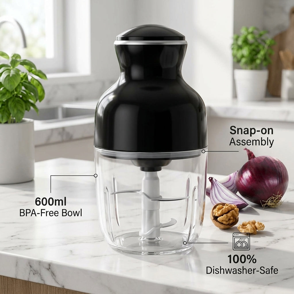 MeaviMax 350W Electric Meat Grinder & Food Processor
