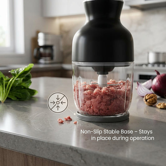 MeaviMax 350W Electric Meat Grinder & Food Processor