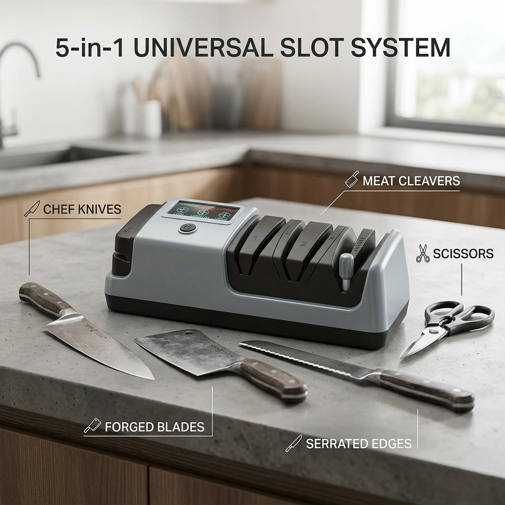 NoxPerfi 3-Speed Professional Electric Knife Sharpener