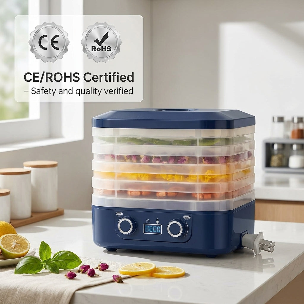 CrispDehy Electric Food Dryer for Fruit Meat and Jerky
