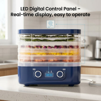 CrispDehy Electric Food Dryer for Fruit Meat and Jerky