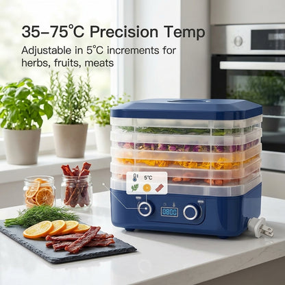 CrispDehy Electric Food Dryer for Fruit Meat and Jerky
