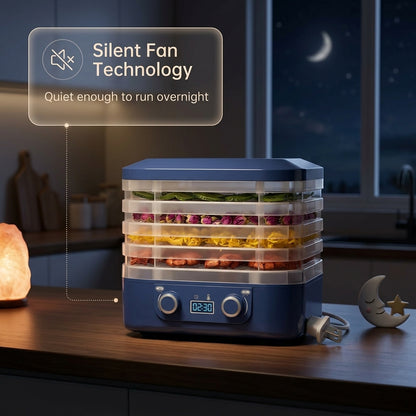 CrispDehy Electric Food Dryer for Fruit Meat and Jerky