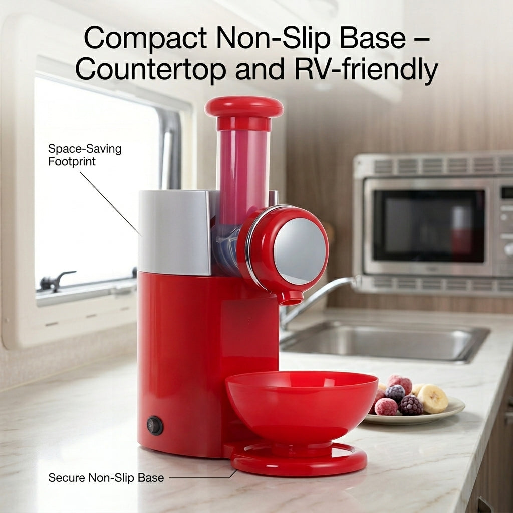IcyKrimy Healthy Homemade Ice Cream Maker for Frozen Fruit