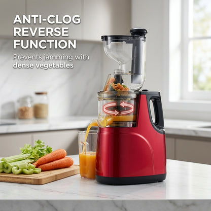 FrostyClas Cold Press Juicer - Masticating Juicer for Maximum Nutrition