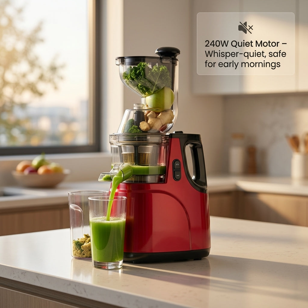 FrostyClas Cold Press Juicer - Masticating Juicer for Maximum Nutrition