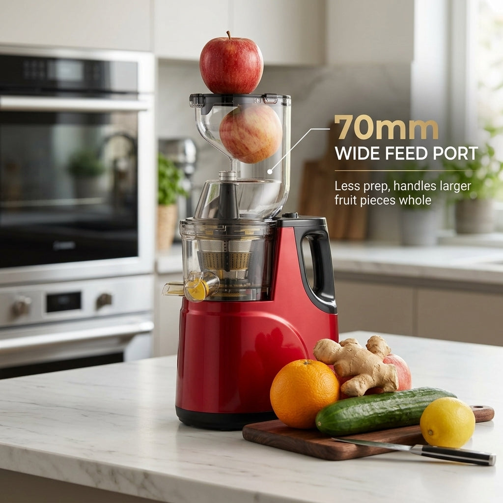FrostyClas Cold Press Juicer - Masticating Juicer for Maximum Nutrition