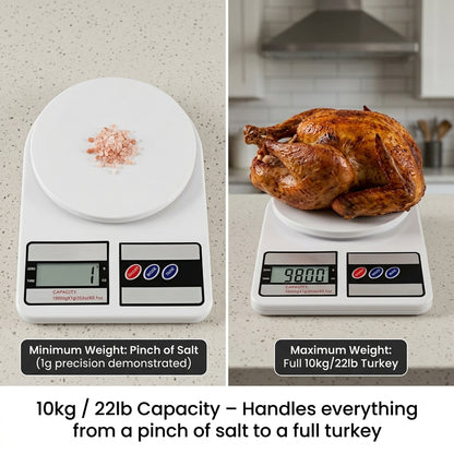 CifyMido 10kg/22lb High Precision Digital Food Scale