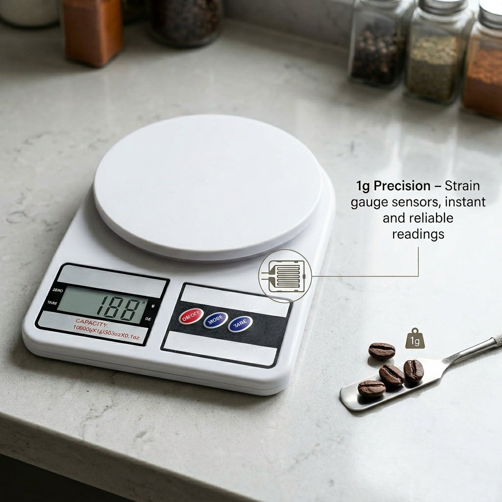 CifyMido 10kg/22lb High Precision Digital Food Scale
