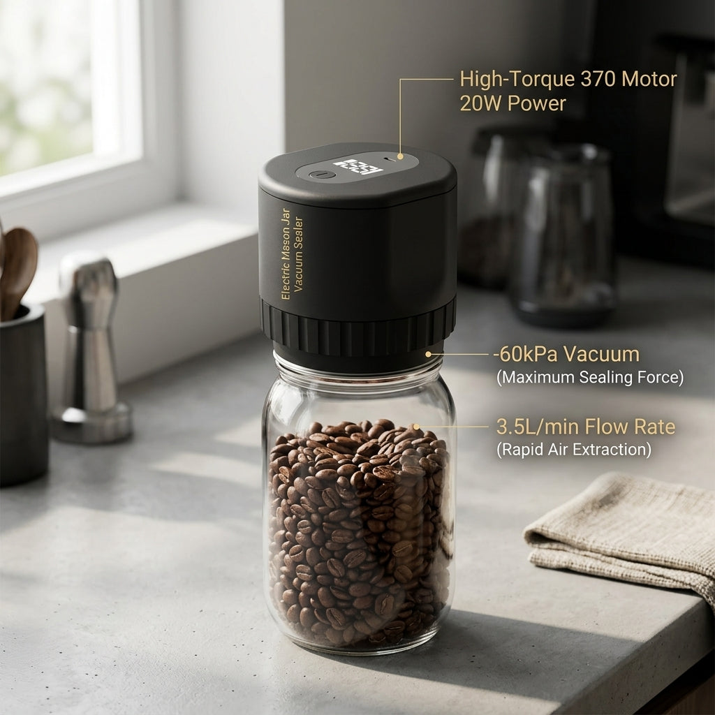 CoasNist Automatic Mason Jar Sealer for Food Preservation