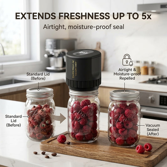 CoasNist Automatic Mason Jar Sealer for Food Preservation