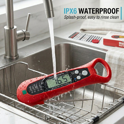 FodiVist Instant Read Digital Meat Thermometer for BBQ and Grilling