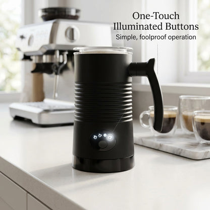 NutosFod Milk Frother | Professional Home Coffee Foamer & Warmer