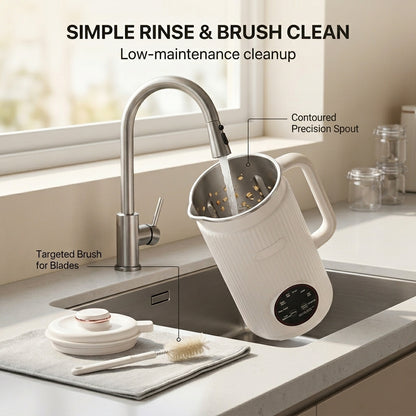 BeasFres 8-in-1 Automatic Nut Milk Maker & Juicer