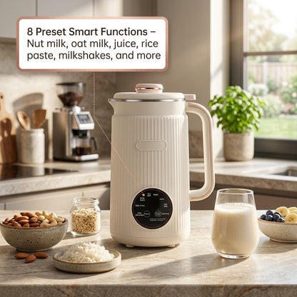 BeasFres 8-in-1 Automatic Nut Milk Maker & Juicer