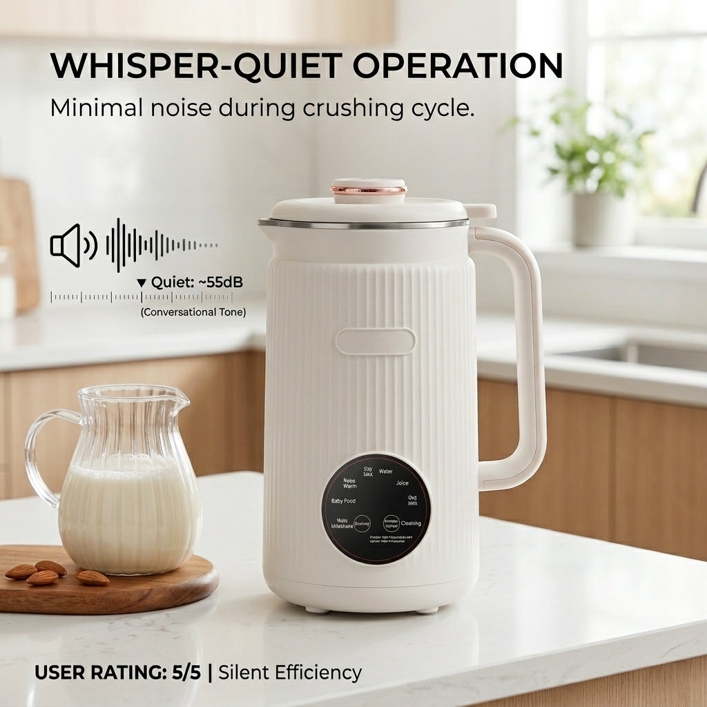 BeasFres 8-in-1 Automatic Nut Milk Maker & Juicer