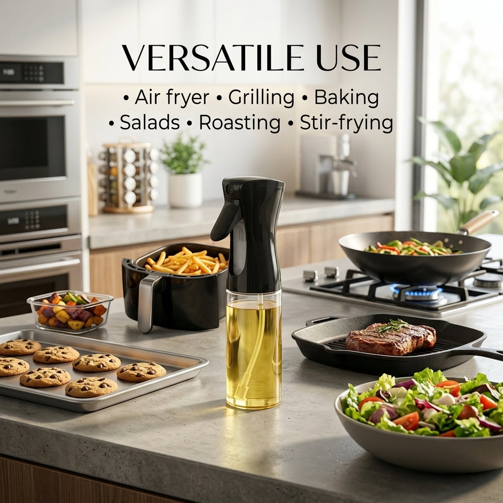 MitiSprix Oil Mist Sprayer for Air Fryer and Olive Oil Control