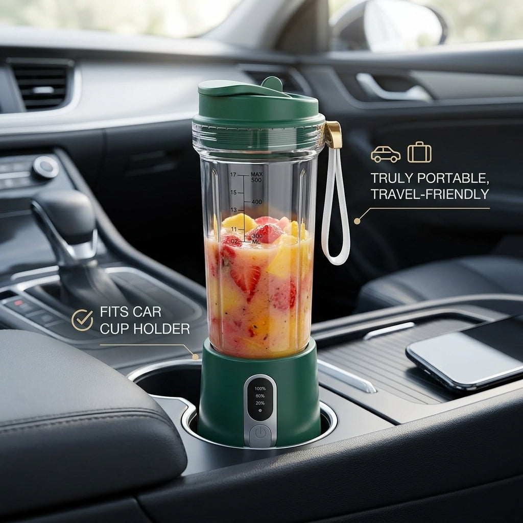 JeriFros Portable Blender - 18,000 RPM High Performance Smoothie Maker