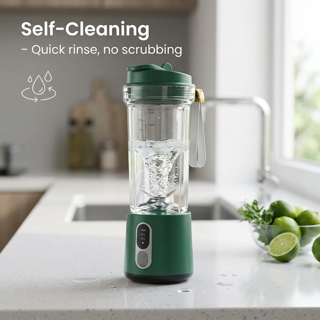 JeriFros Portable Blender - 18,000 RPM High Performance Smoothie Maker