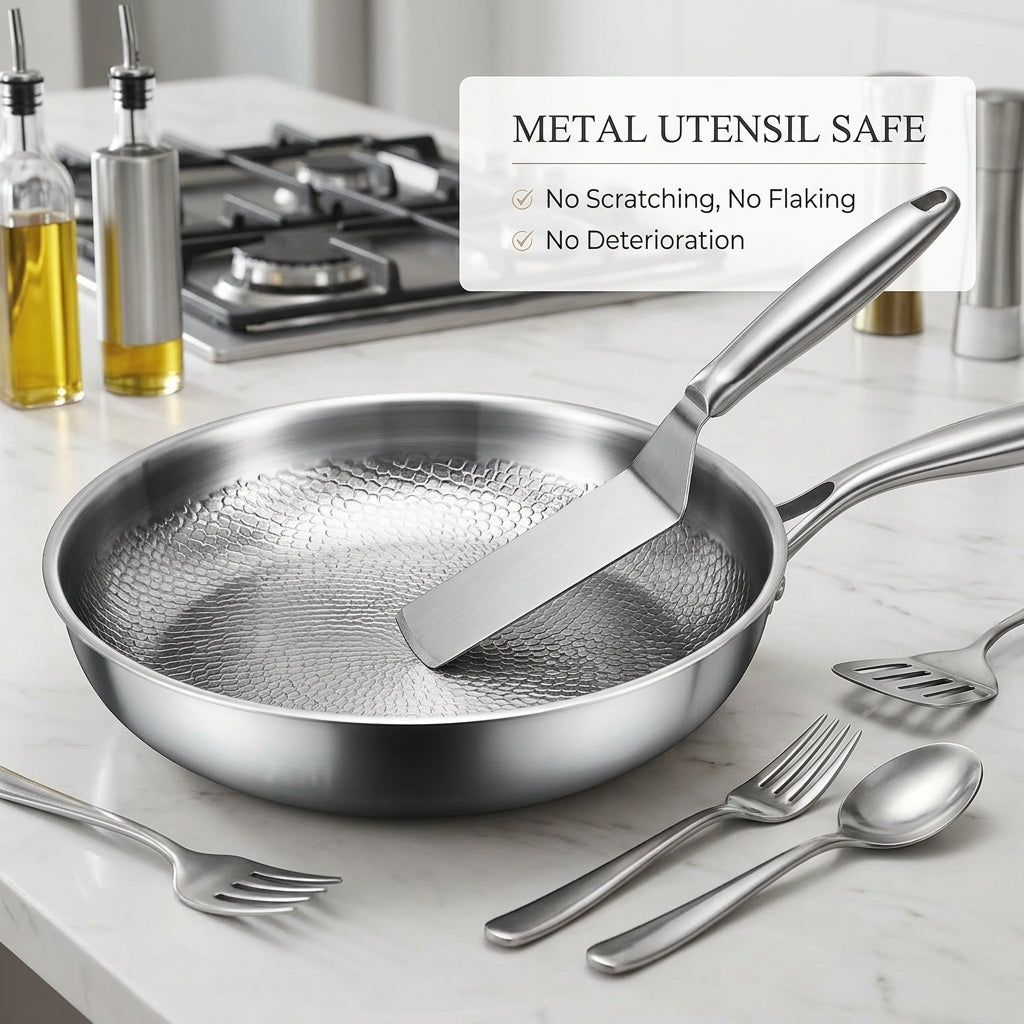 NoviApex Pure Titanium Non-Stick Pan - Chemical Free Cookware