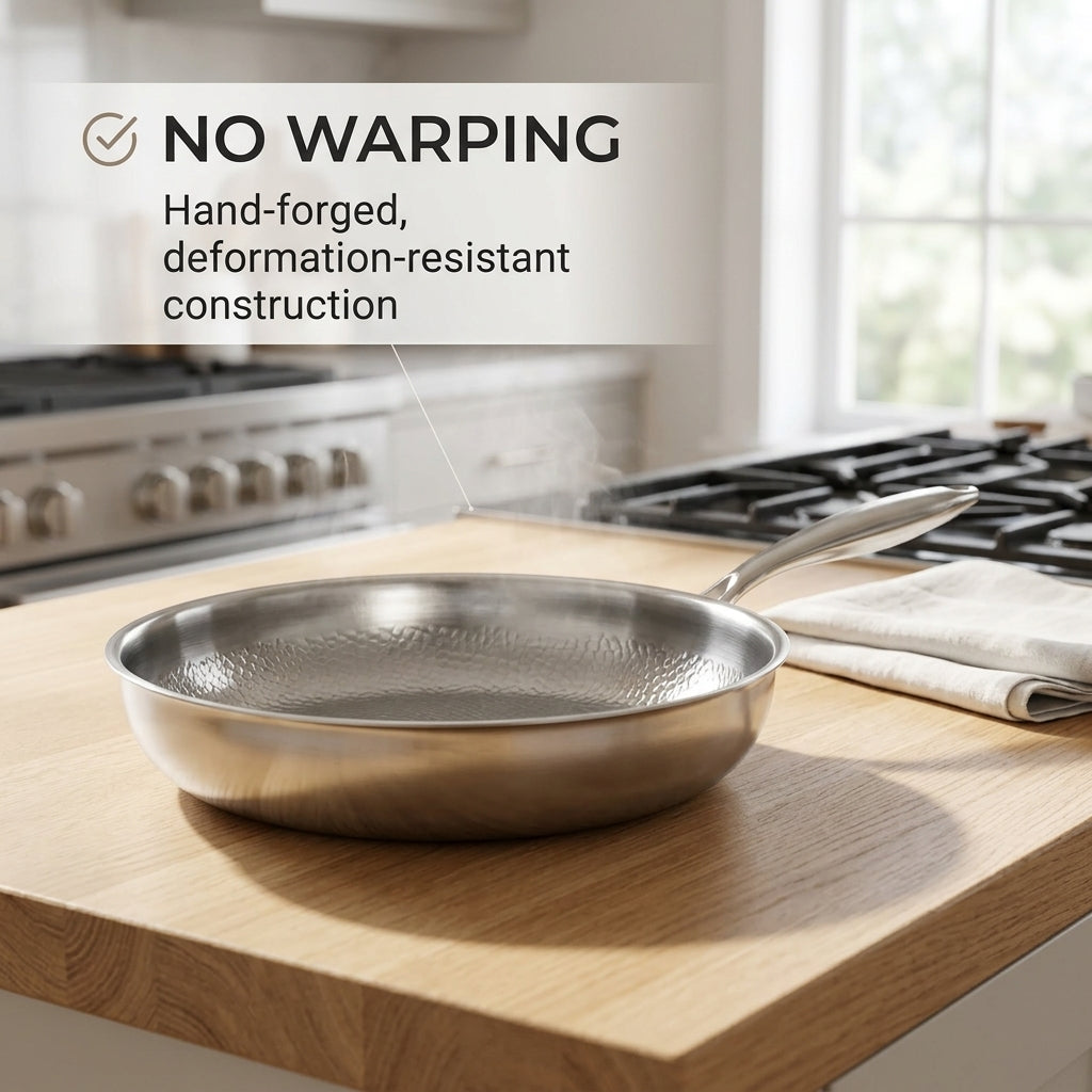 NoviApex Pure Titanium Non-Stick Pan - Chemical Free Cookware