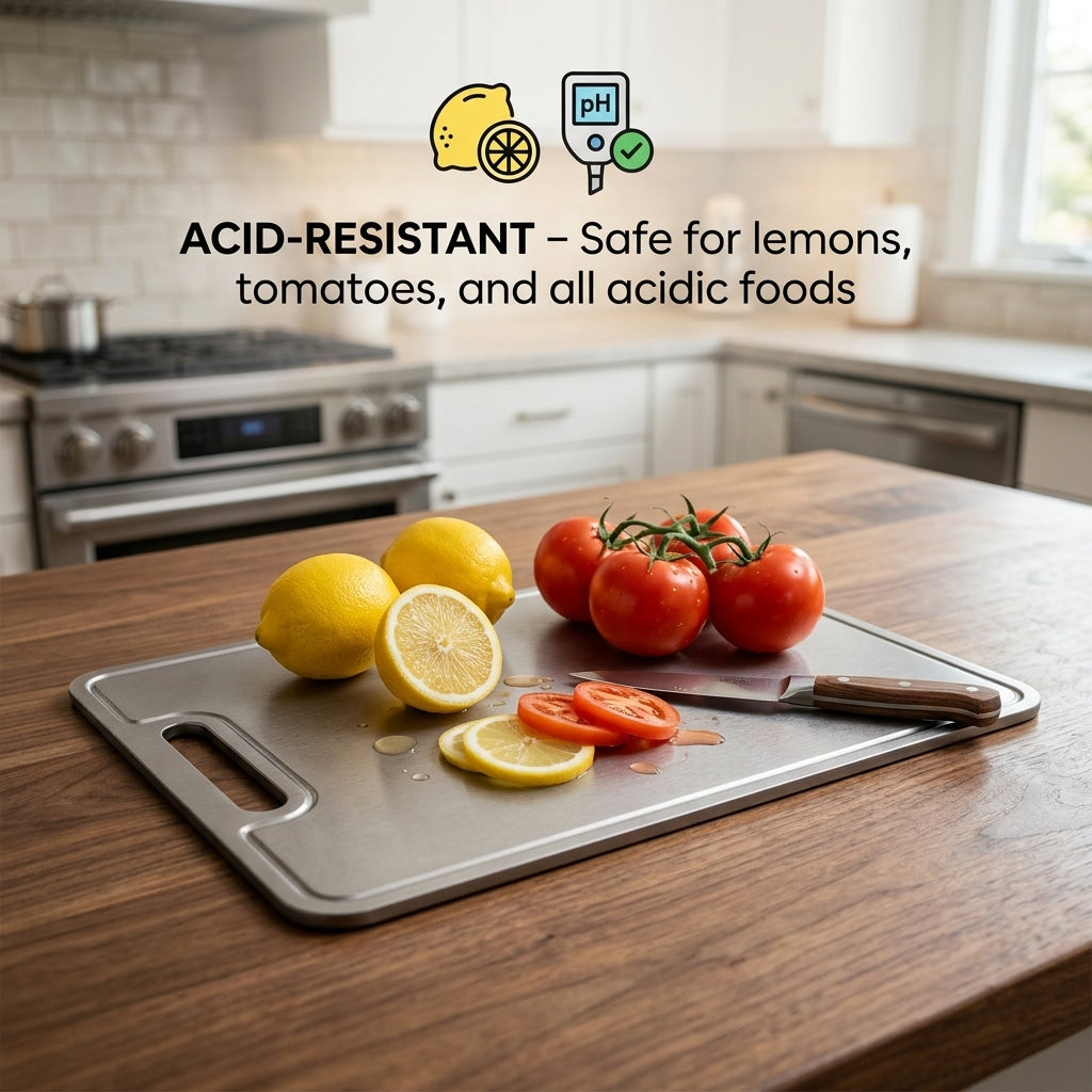 EciChop Medical-Grade Antibacterial Titanium Cutting Board