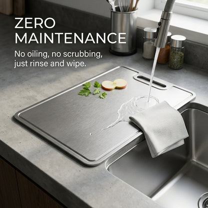 EciChop Medical-Grade Antibacterial Titanium Cutting Board