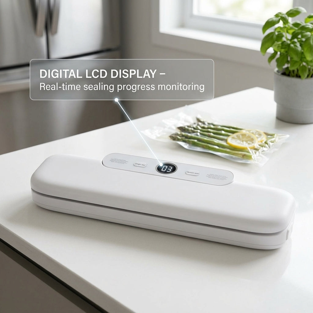 VacudMax Professional Food Vacuum Sealer Machine with 60kPA Suction