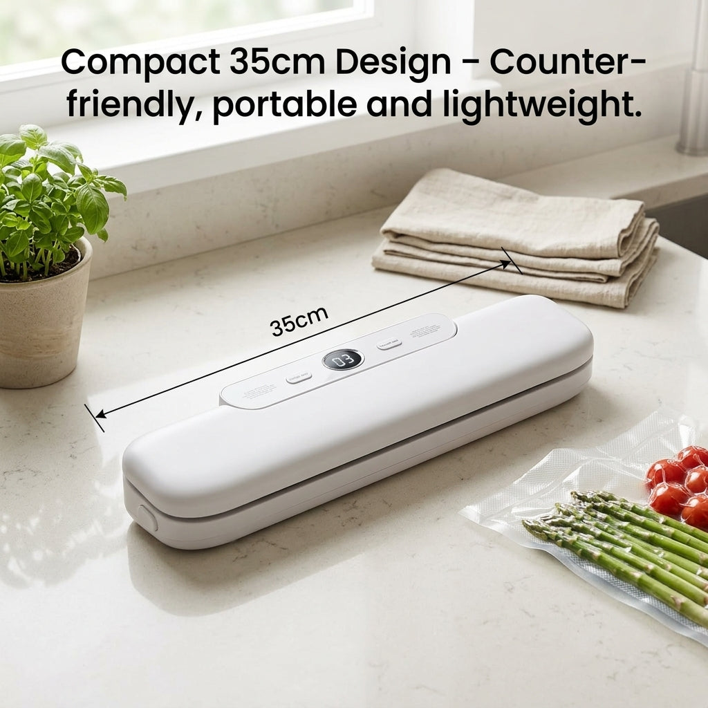 VacudMax Professional Food Vacuum Sealer Machine with 60kPA Suction