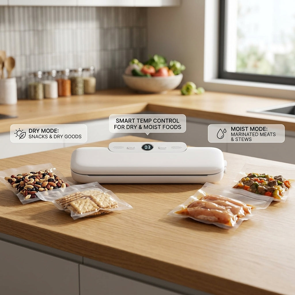 VacudMax Professional Food Vacuum Sealer Machine with 60kPA Suction