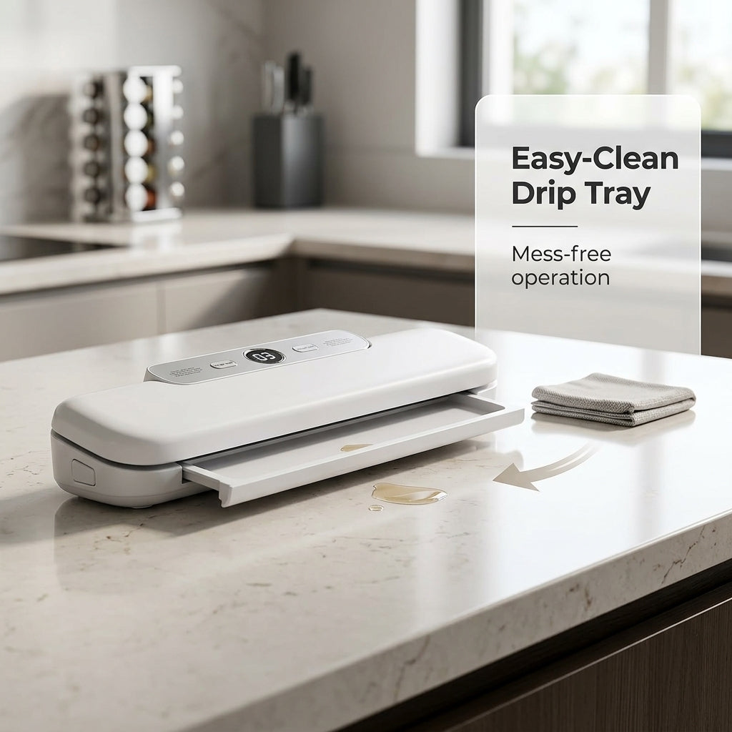 VacudMax Professional Food Vacuum Sealer Machine with 60kPA Suction