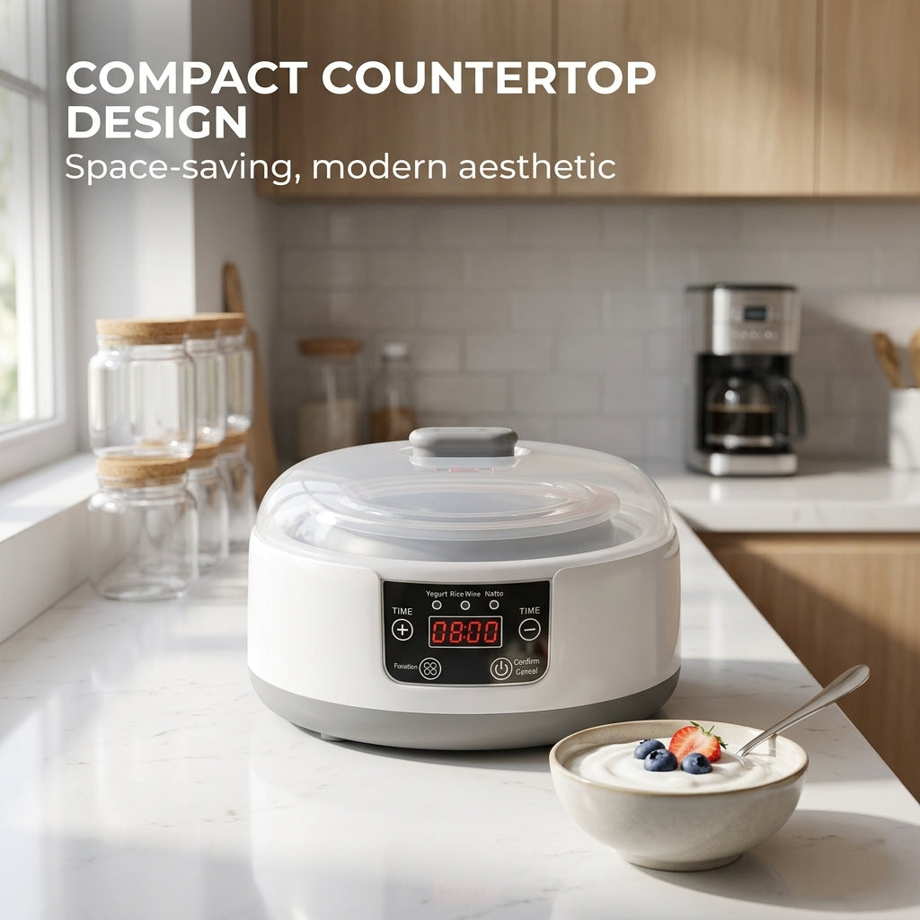 FresDaci 3-in-1 Yogurt, Natto, and Rice Wine Maker Machine