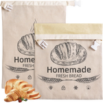 BeeBredix Beeswax Bread Bag - Eco-Friendly Freshness Storage