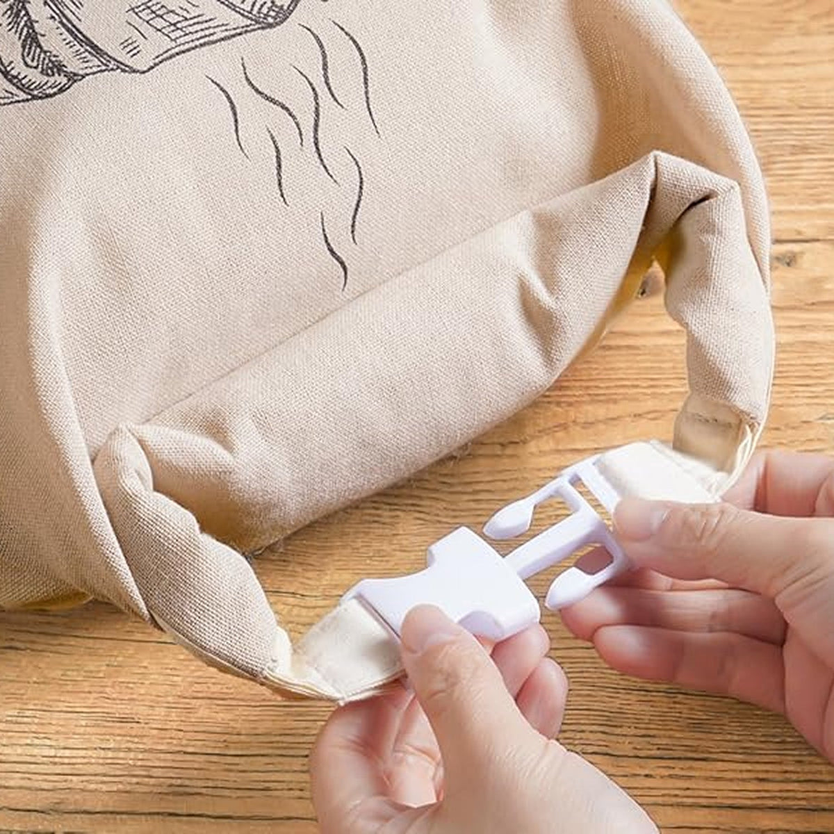 BeeBredix Beeswax Bread Bag - Eco-Friendly Freshness Storage