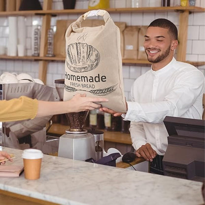 BeeBredix Beeswax Bread Bag - Eco-Friendly Freshness Storage