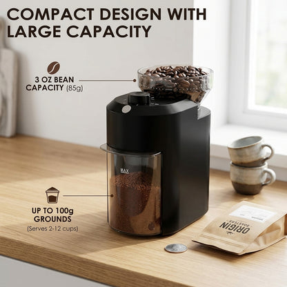 BeaniGrix Electric Coffee Grinder for Experience Café-Quality Coffee at Home