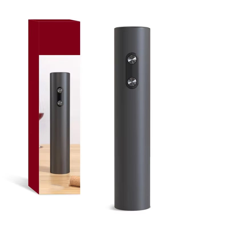 EnziVine Electric Wine Opener Gift Set with Vacuum Stopper
