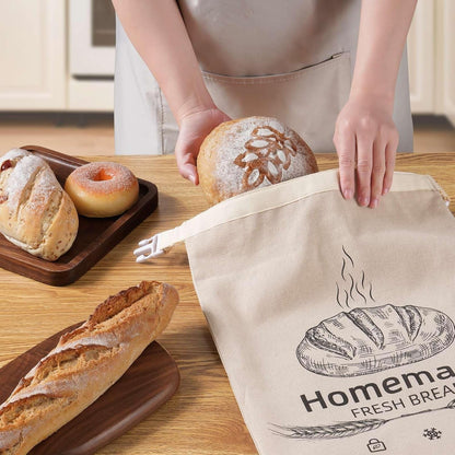 BeeBredix Beeswax Bread Bag - Eco-Friendly Freshness Storage